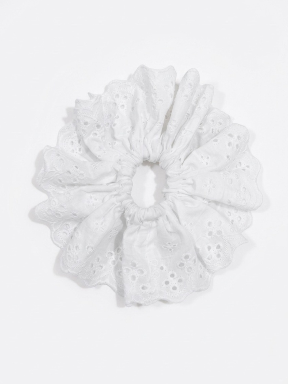 Emi Jay Eyelet Scrunchie in the Daffodil